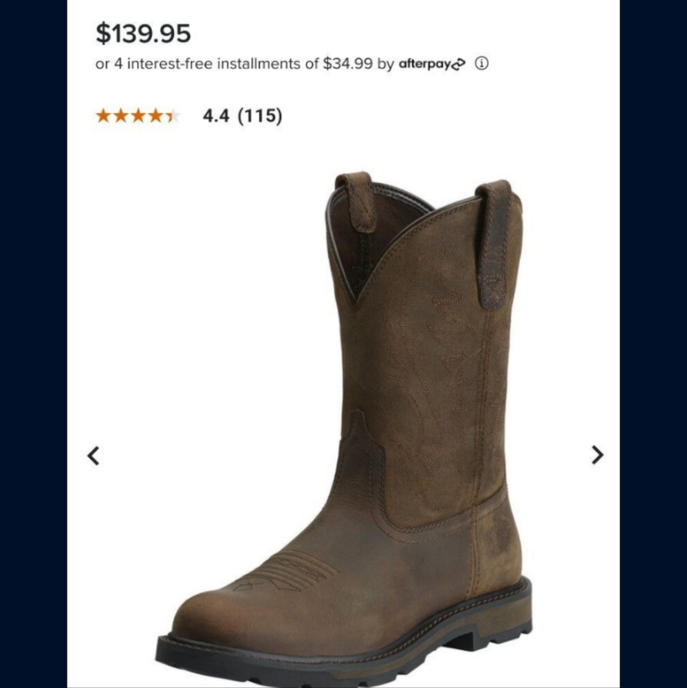Ariat ground breaker boots